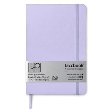 Imagem de Caderno Quadriculado taccbook Roxo (pastel) 14x21 Ríg.