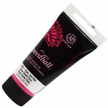 Imagem de Tinta Xilogravura 37ml Speedball 3421 Rosa Fluorescente, Fluorescent