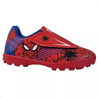 Imagem de Chuteira Dray Society Marvel Homem Aranha Vermelha e Azul-Masculino