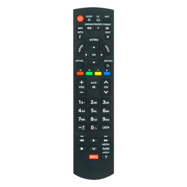 Imagem de Controle remoto de substituição N2QAYB000828 compatível com Panasonic TV TC-50AS530U TC-50AS630U TC-50ASU534