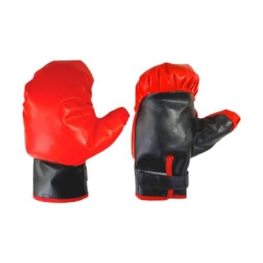 Imagem de Deevoka Luvas de boxe com almofada de foco, 2 peças, equipamento de proteção respirável, ergonômico, saco de pancadas, luvas de boxe para treino mma, Crianças 6 onças