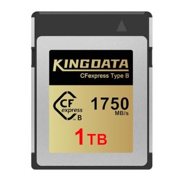 Imagem de KINGDATA Cartão de memória CFexpress tipo B de 1 TB, leitura de até 1750 MB/s, vídeo e foto RAW 8K, cartões de memória CF Express para câmeras
