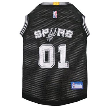 Imagem de Camiseta NBA SAN ANTONIO SPURS DOG, PP - Regata de basquete para animais de estimação