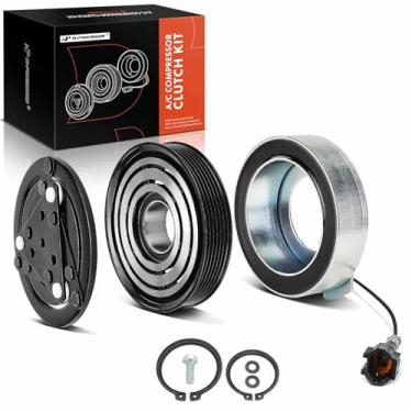 Imagem de A-Premium Kit de embreagem de compressor AC de ar condicionado compatível com Nissan Maxima 1995-1996 e Infiniti I30 1996-1997