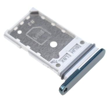 Imagem de Bandeja de cartão SIM dupla para Samsung Galaxy S22 Ultra 5G SM-S908B Suporte para cartão SIM SM-S908B Substituição para SM-S908U SM-S908U1 Verde