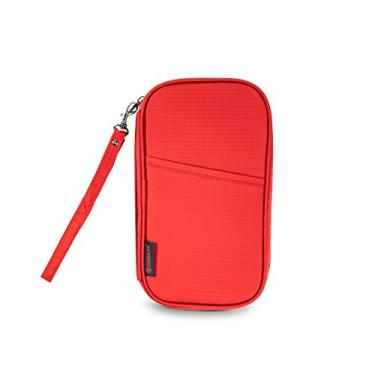 Imagem de Zoom Lite Organizador de documentos de viagem premium, porta-passaporte familiar com proteção RFID e carteira removível – serve para 4 passaportes, cartões, dinheiro e mais para mulheres e homens,