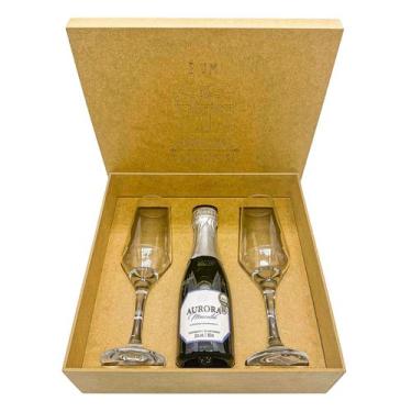 Imagem de Kit Presente Aurora Boreal Baby Moscatel + 2 Taças - WebBar