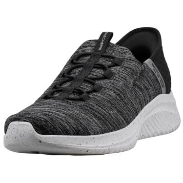 Imagem de Skechers Tênis masculino Ultra Flex 3.0 Right Away Hands Free Slip-in, Cinza escuro, 9.5 Wide