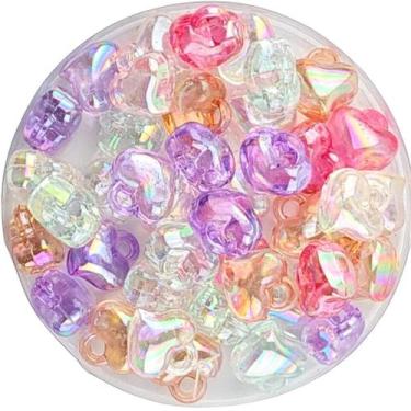 Imagem de Miçangas Boreais Candy Color 10un e 20un P/ Pulseira Infantil 11 e 16m