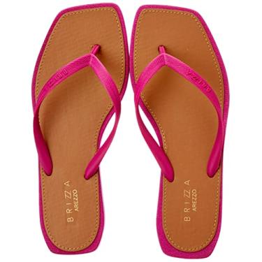 Imagem de Sandália Brizza Arezzo Rasteira Feminino, Orquidea Jelly, 33/34