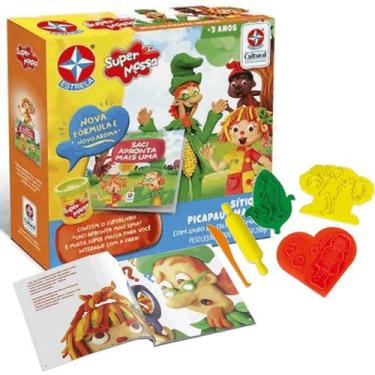 Imagem de Super Massa Com Livro Quem Amarrou as Tranças da Emília - Estrela