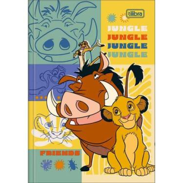 Imagem de Caderno Brochura O Rei Leão 80 Folhas 14cm x 20cm Tilibra (Capas Sorti