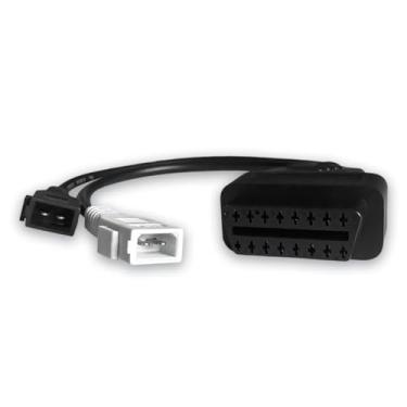 Imagem de Cabo adaptador OBD1 para OBD2 para veículos Audi OBD2 16 pinos para OBD1 2+2 pinos OBDII conector de diagnóstico de carro compatível com scanner de diagnóstico OBD II (2 + 2 pinos para Audi)