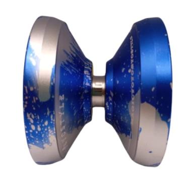 Imagem de Yoyo (Yo-yo, ioio) de Alumínio e Rolamento Profissional Magic (Azul)