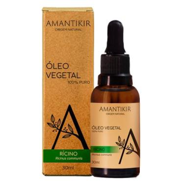 Imagem de Óleo Vegetal Rícino 100% Puro Natural Amantikir 30ml