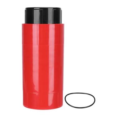 Imagem de Deevoka Caixa de armazenamento de economia de bola de tênis Reparação de restauração Acessórios para forma de tênis 3 bolas de contêiner, Vermelho