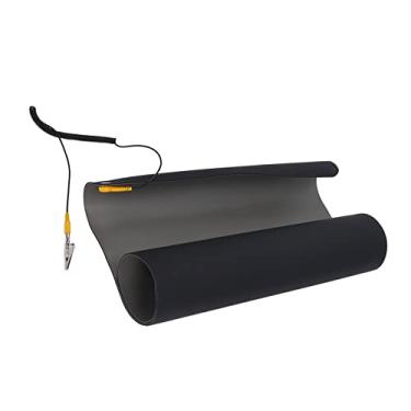 Imagem de Tapete de Mesa Antistática, Camada à Prova de Choque, Almofada de Borracha Não Deslizante, Pulseira, para Manutenção Eletrônica