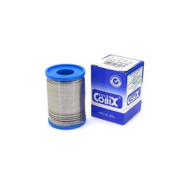 Imagem de Estanho para Solda 60x40 diâmetro de 1.00mm Cobix Carretel Azul de 250