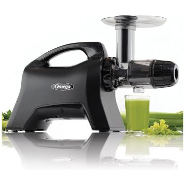 Imagem de Centrifuga de Frutas com Função Reversa e Silencioso, 110V 200W, Omega Juicer NC1000MB13, Preta