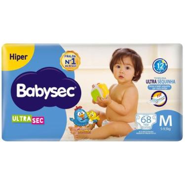 Imagem de Fralda Descartável Babysec Galinha Pintadinha Ultrasec M Com 68 Unidad