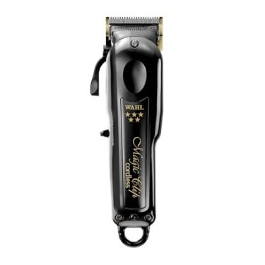 Imagem de WAHL Máquina de Corte Magic Clip Cordless Black & Gold 5-Star Series - 6500 RPM, Cortador Profissional de Cabelos, Design Ergonômico, Bateria Recarregável, Alta Potência e Precisão