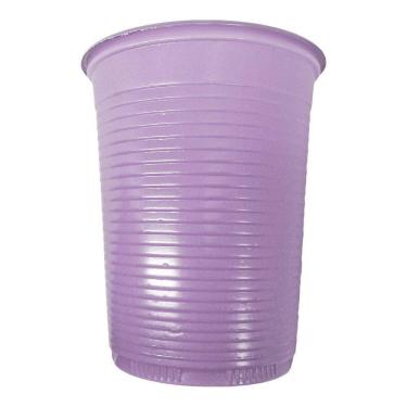 Imagem de Copo Descartável Lilás De Festa - 200ml - 50 Unidades