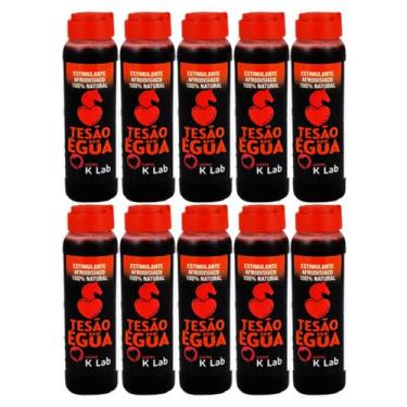 Imagem de kit 10 Tesão De Jegue Estimulante 10Ml K-Lab