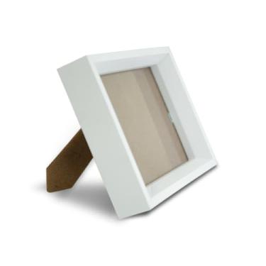 Imagem de Porta-Retrato Vazado Fundo 15x21 Design Moderno e Elegante para Decorar sua Casa ou Escritório (Branco)