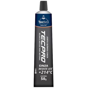 Imagem de Silicone Alta Temperatura TecPro 50g Cinza Tecbril