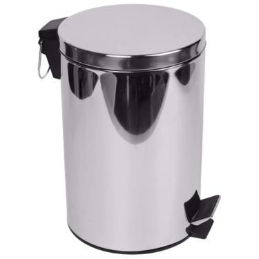 Imagem de Lixeira Inox Inoxidável com Pedal 12L - Echolimp