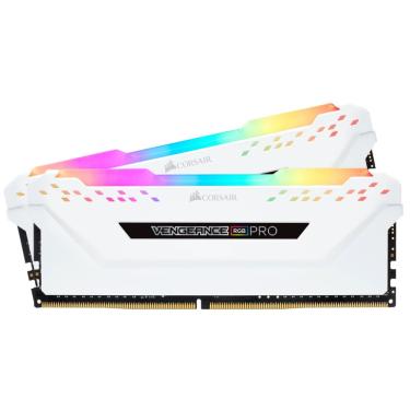Imagem de Memória RAM Corsair Vengeance RGB 32GB DDR4 3200mhz Branco