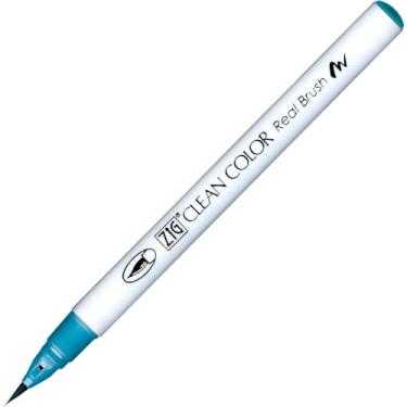 Imagem de CANETA ZIG PEN REAL BRUSH DUCK BLUE RB 6000AT 318