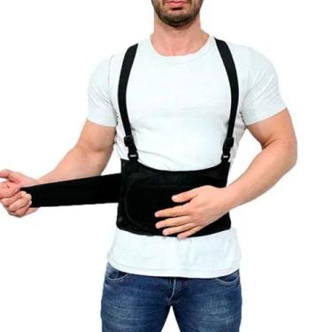 Imagem de Cinta ergonomica lombar dystray tam. exg reforcada elastico total c/ s