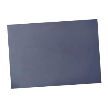 Imagem de Fancyes Folha de Carimbos de Borracha A4 Tamanho Da Ferramenta de Gravura de Tapete para Gravação Máquina de Borracha Smooth Flexível para Pessoal, Cinza