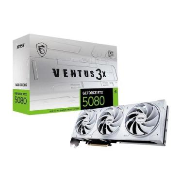 Imagem de Placa de Vídeo MSI GeForce RTX 5080 16G VENTUS 3X OC WHITE NVIDIA GeFo