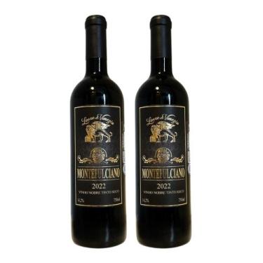 Imagem de Kit 2 Vinhos Leone Di Venezia Montepulciano Tinto Brasil 750ml