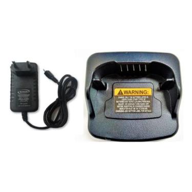 Imagem de Fonte Carregadora E Base Compartivel Rádio Motorola Rva-50