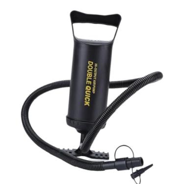 Imagem de Deevoka Bomba de ar de inflação da bomba de ar manual, manual, com 3 bocais de duas maneiras de barcos infláveis ​​de camas de colchão de ar ao ar livre