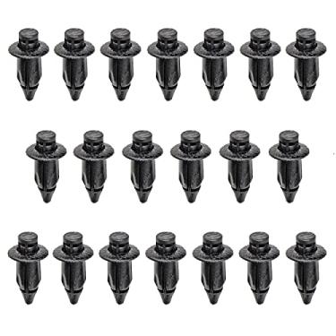 Imagem de DZMZL Retentor de rebite de clipe de plástico de 20 x 7 mm para Toyota Yaris 2009 2010 2011 2012 2013 2014 capa de para-choque 90467-07071-22 preta