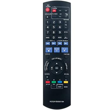 Imagem de Controle remoto de substituição N2QAYB000184 para leitor de Blu-ray Panasonic DMP-BD30 DMP-BD30K DMP-BD30PP-K DMP-BD35 DMP-BD35K DMP-BD55 DMP-BD55K DMPBD30AK DMPBD30 DMPBD30K DMPBD30PP. K DMPBD3 5
