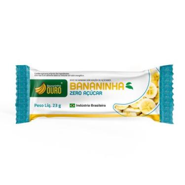 Imagem de Bananinha Ouro Zero Açúcar 23gr Dp 32 Un - hrstore0084