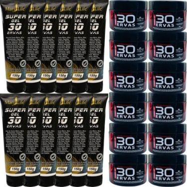 Imagem de Atacado 12 Gel 30 Ervas Power 300G + 12 Super Gel 30 Ervas - Bio Insti