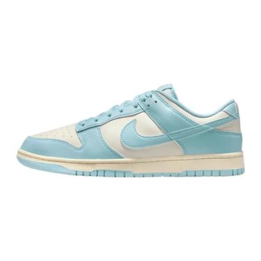 Imagem de Nike Tênis masculino retrô Dunk Low (HF5441-103, marfim claro/azul gelo), Marfim claro/azul gelo, 40