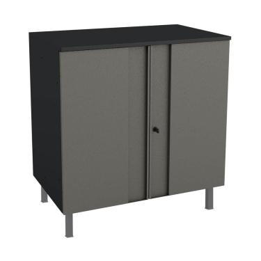 Imagem de Balcão Aço Lavanderia Multiuso Multimóveis Cr6044 Cinza/pto