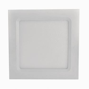 Imagem de Plafon De Embutir Slim Led Quadrado 24w Bronzearte 6500k Luz Branca