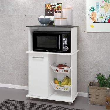 Imagem de Balcão Fruteira 1 Porta Malu Nicioli Branco Uv