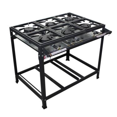 Imagem de Fogão 6 Bocas Alta Pressão Linha Prime Itajobi