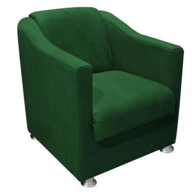 Imagem de Kit 2 Poltronas Tilla Sala E Escritório Suede Verde
