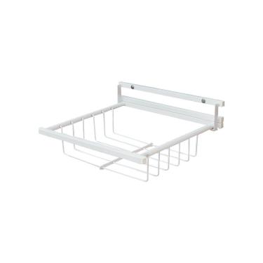 Imagem de Lixeira Retratil Parede Em Epoxi Branca 50x40 - Cor: Branco