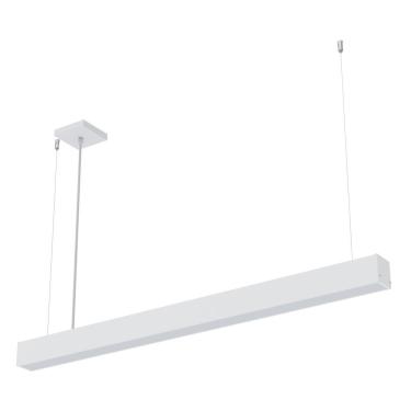Imagem de Lustre Pendente Taschibra Vetor Linear Led 35w Bivolt Branco 6500k Luz Fria